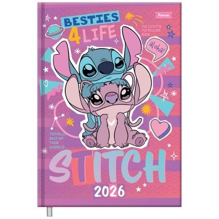 Agenda Costurada Stitch 2026 Foroni