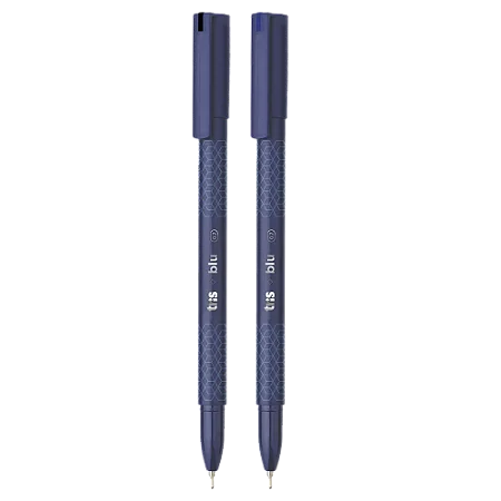 Caneta Esferográfica Tris Blu 0,7 mm Azul e Preta