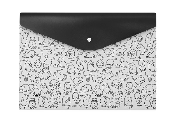 Pasta Envelope A4 Dogs e Cats Polibras