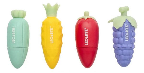 Marca-Texto Mini Frutinhas com Aroma LeoArte