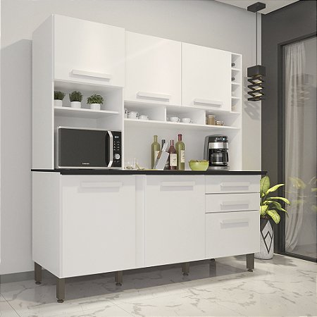 Kit Cozinha Imop Alexia 180 de Largura