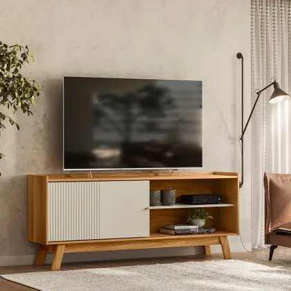 Rack Linea Aurum 1 Portas 160 de Largura Tv ate 65 Polegadas