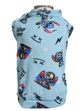 Roupa Pet Camiseta Cachorro PP ao EXG - Game Over