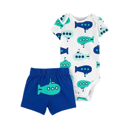 Conjunto Carter's - Body e short- Submarino