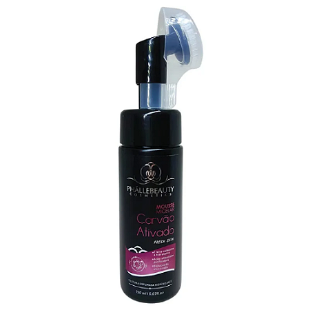 Mousse micelar carvão ativado Pharllebeuty