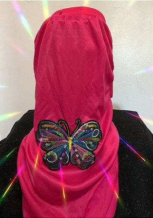 Roupa para Cães Regata Meia Estação Borboleta Brilhantes cor Rosa Pink - Gaby Moda Pet