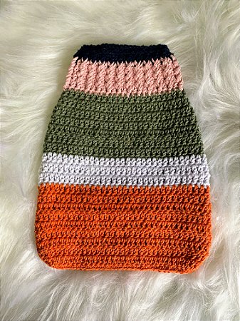 Roupa para Cachorro Linha em Crochê Modelo Napolitano -By Carmen