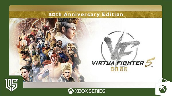 VIRTUA FIGHTER 5 R.E.V.O. ESTÁGIO MUNDIAL EDIÇÃO 30° ANIVERSÁRIO - XBOX