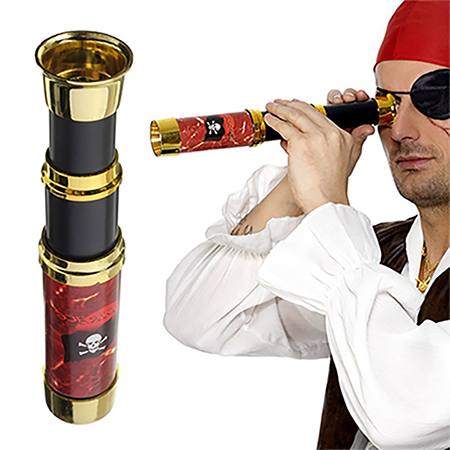 Luneta Monoculo Pirata Cosplay Fantasia Brinquedo