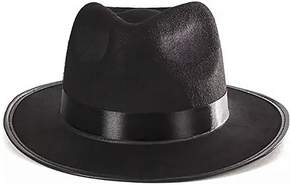 Chapéu Gangster Fantasia Freddy Krueger Pandora Máfia Preto Unisex