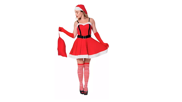 Fantasia Mamãe Noel Adulto Natal Festas Pronta Entrega