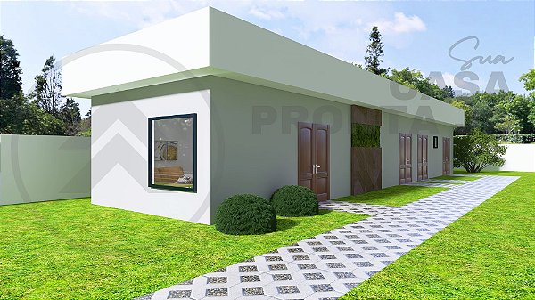 88,65M² - Casa Modelo Moderna
