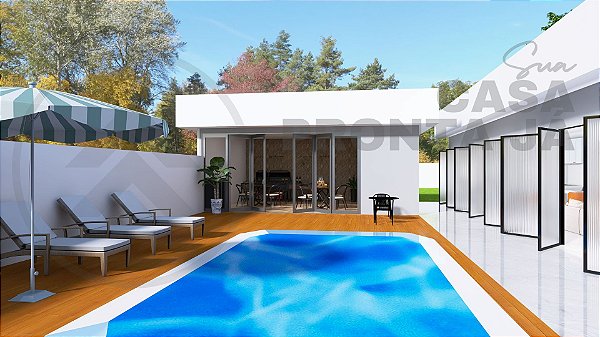 183,75 m2 - Casa Modelo Castelo