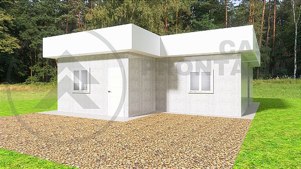 69,69 m2 - Casa Modelo Nazaré