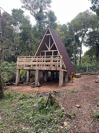 Mão de obra - Chalé de Madeira 40 m2