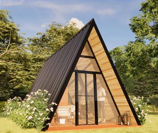 Chalé a-FRAME TUBULAR 50 M²