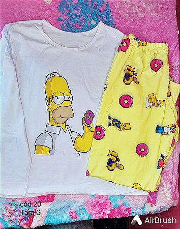 Pijama de frio do Simpsons