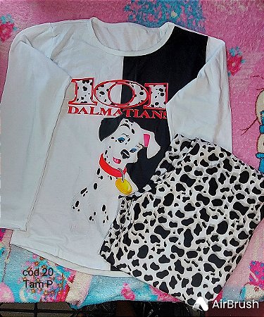 Pijama de frio dos Dálmatas