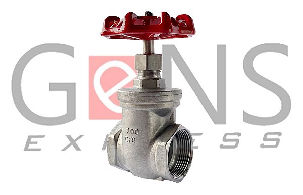 Válvula Gaveta 200 WOG 304 BSP PTFE Manual