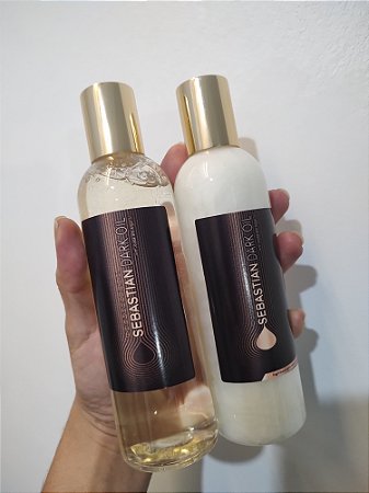 Kit Shampoo e Condicionador Sebastian Profissional Dark Oil 250ml - Nutrição