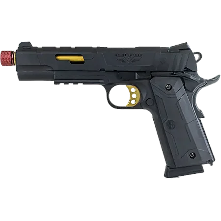 PISTOLA GBB ROSSI 1911 REDWINGS GOLD BLOWBACK 6MM