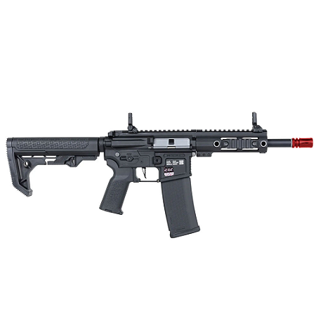 Specna Arms SA-F04 FLEX HAL ETU Gen.2 - black + Bateria 11.1 e Carregador USB