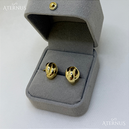Brinco Esfera - Ouro