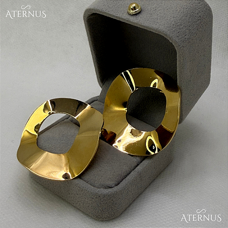 Brinco Robusto Circulo - Ouro