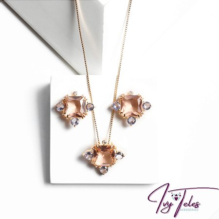 Conjunto Cristal e Zircônias