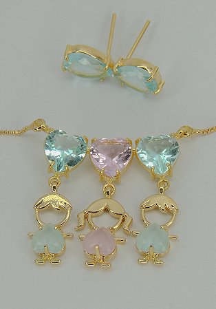Conjunto 2 Meninos e 1 Menina