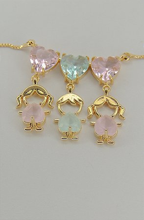 Conjunto 2 Meninas e 1 Menino