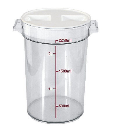 POTE GRADUADO 2250 ML policarbonato