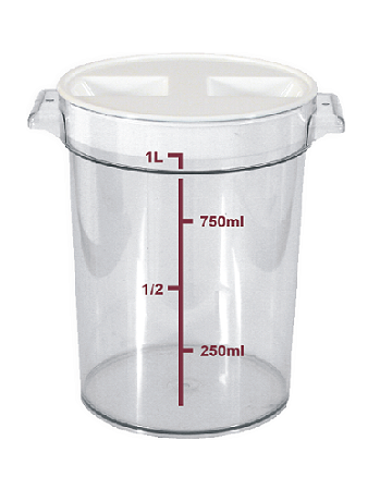 POTE GRADUADO 1000 ML policarbonato
