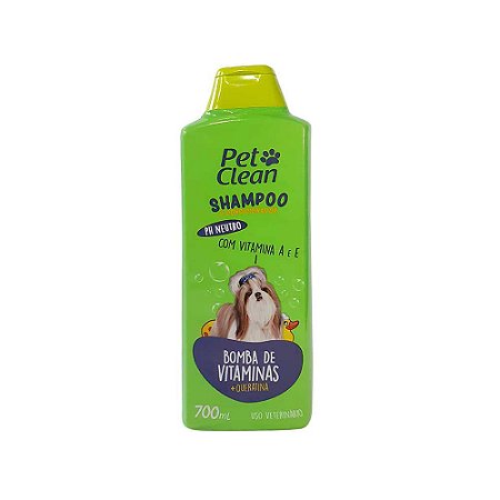 Shampoo e Condicionador Pet Clean Bomba de Vitaminas 700ML