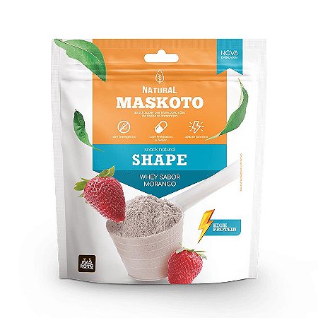 Snack Natural Maskoto Whey de Morango