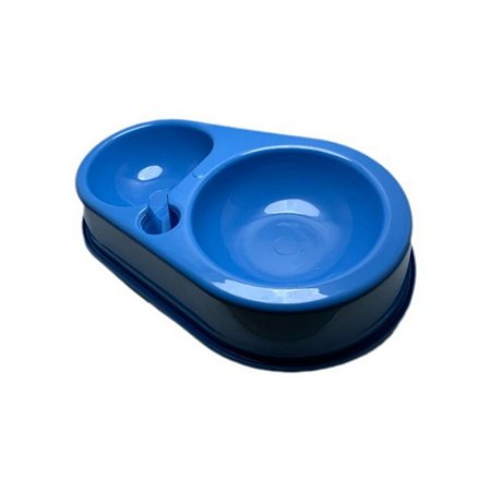 Comedouro Duplo Anti Formiga Com Suporte Para Garrafa
