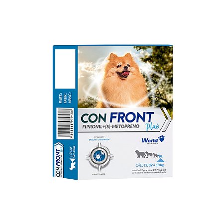 Antiparasitário Confront Plus - 2 a 10 kg