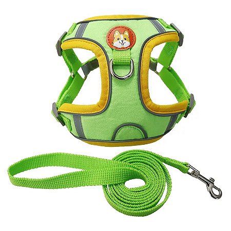 Peitoral para Cão Colete Suede P