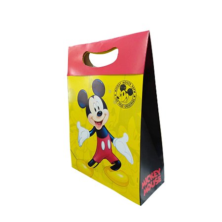 Caixa Plus de Papel para Presente Mickey Mouse - pacote com 10 unidades