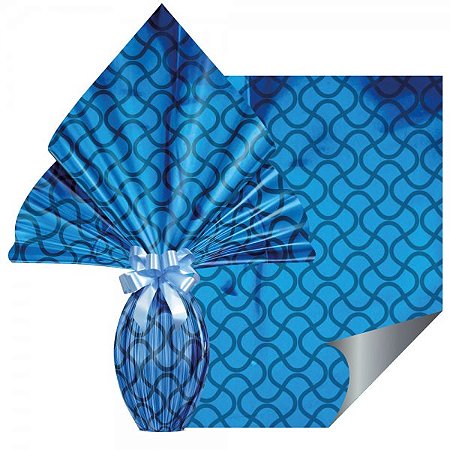 Poli Páscoa Metal 70x90cm Wave 25 folhas