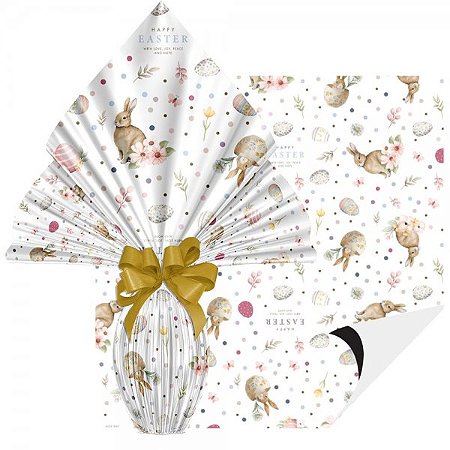 Poli Páscoa Perolizado 70x90cm Hope 25 folhas