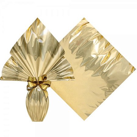 Envelope Páscoa Metal Ouro 25 unidades