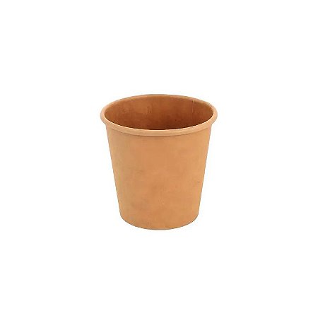 Copo de Papel Kraft 060ml - Pacote com 40 unidades