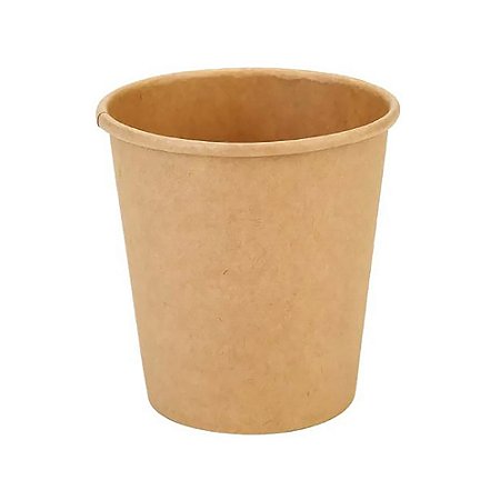 Copo de Papel Kraft 150ml - Pacote com 40 unidades