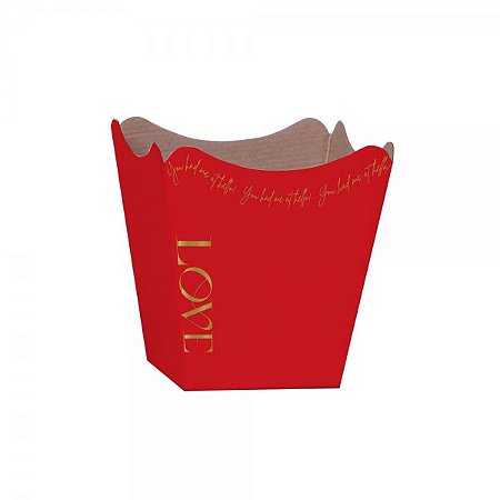 Cachepot Paper Pote 11 New Love Vermelho