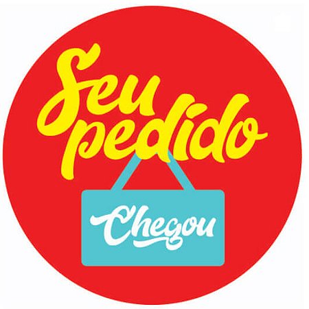 Etiqueta Adesiva Seu Pedido Chegou - pacote com 60 unidades