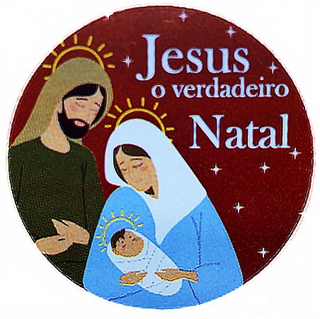 Etiqueta Adesiva Verdadeiro Natal - pacote com 60 unidades