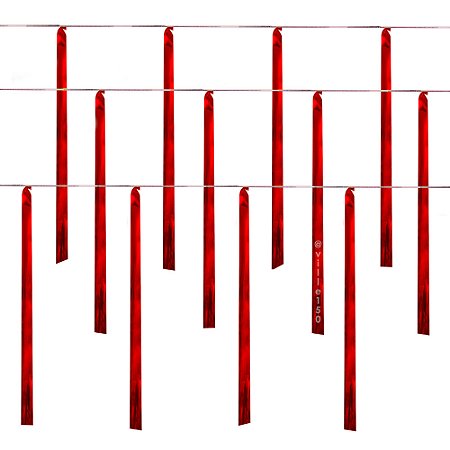 Varal de Fitas Metalizadas Vermelho - pacote com 10 m