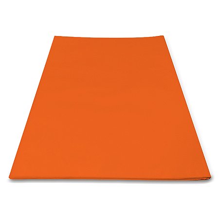 Papel de Seda 50x70cm Laranja - pacote com 100 unidades