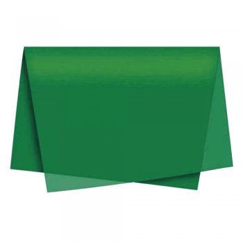Papel de Seda 50x70cm Verde - 100 folhas